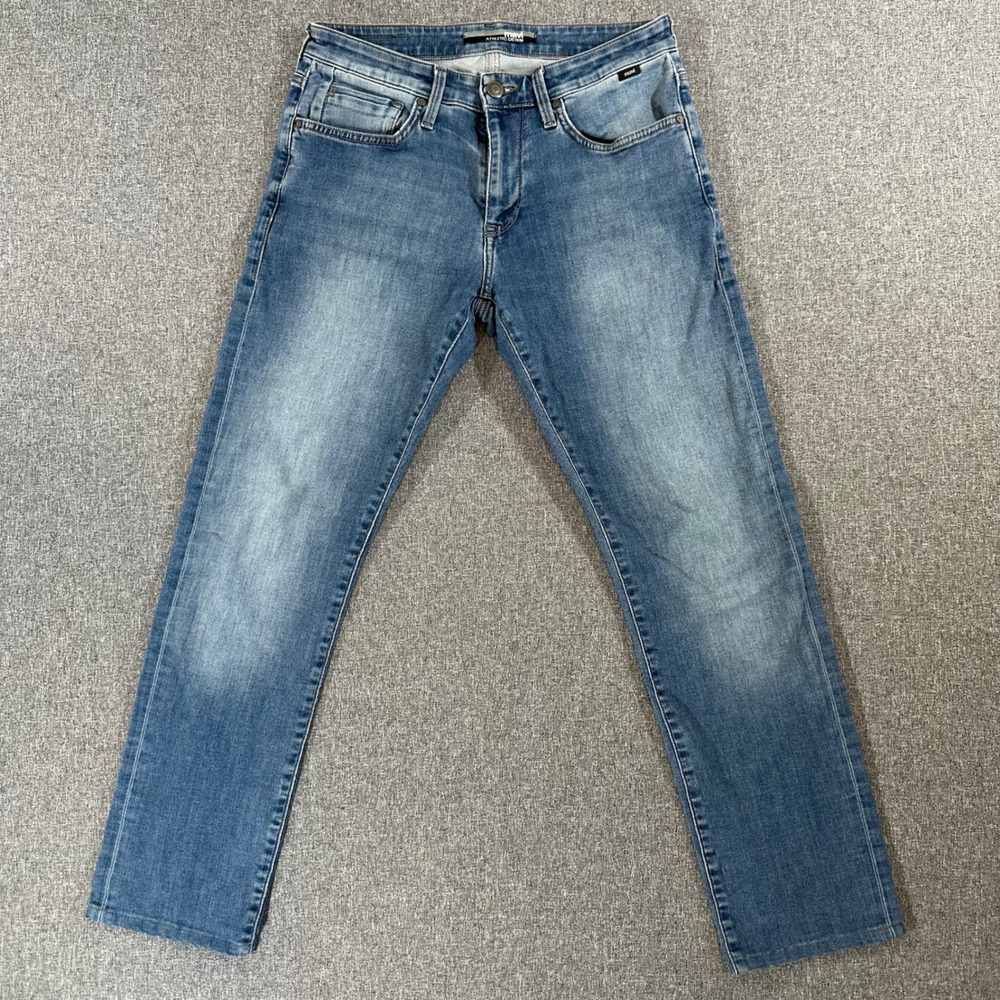 Mavi Jeans Men 30/32 Jake Blue Athletic Denim Stretch Slim Leg M0042281679